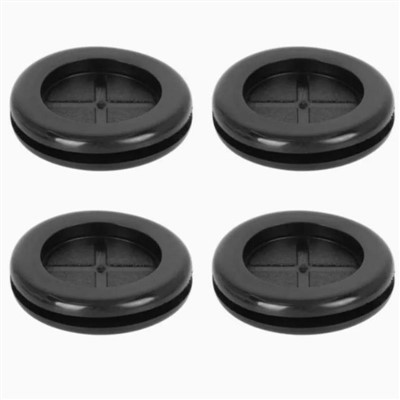 Arandela de goma con burato cego